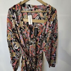 COOFANDY Men's NWT Size XL 2-piece lightweight kimono robe & matching boxers